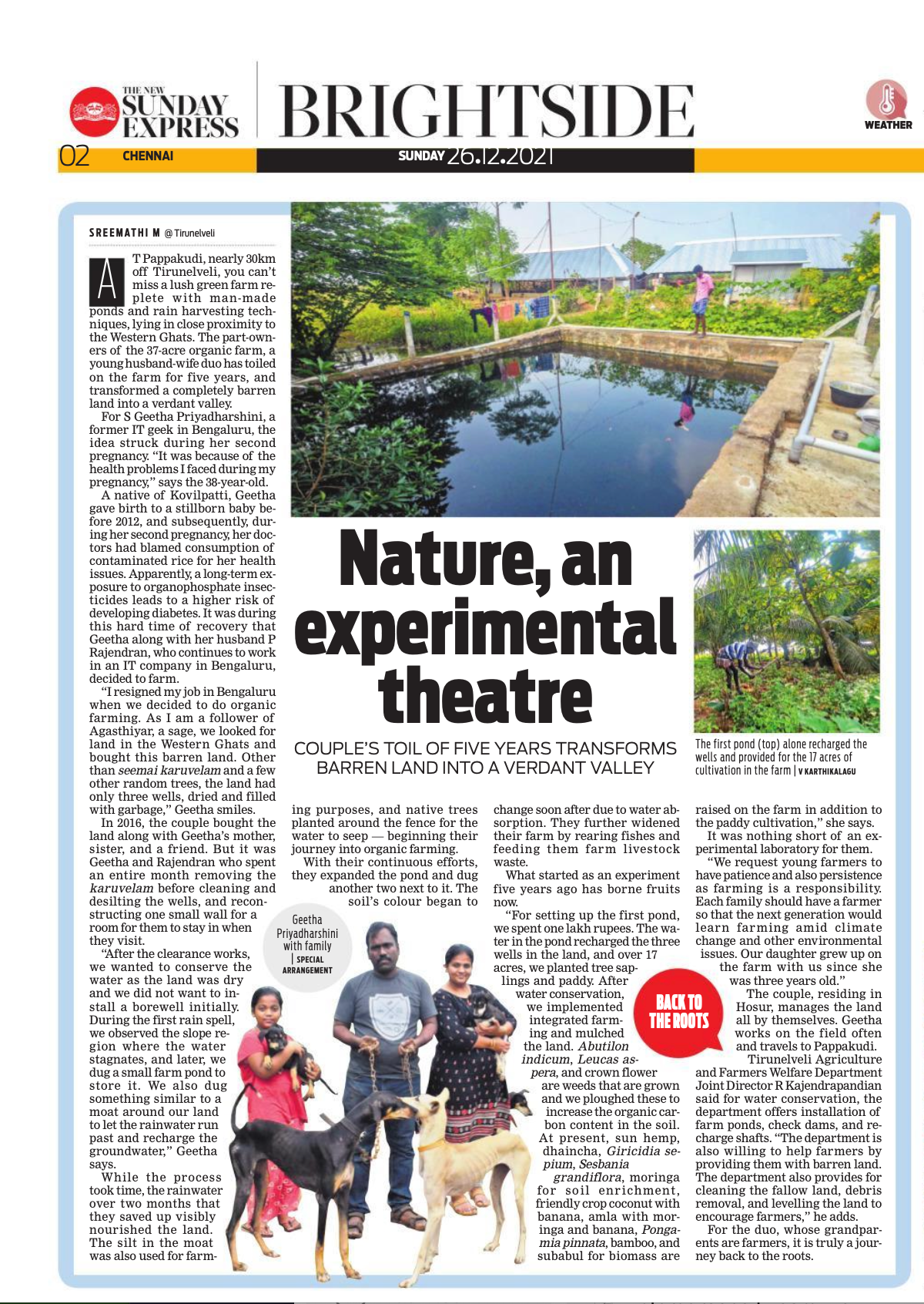 The New Indian Express Article